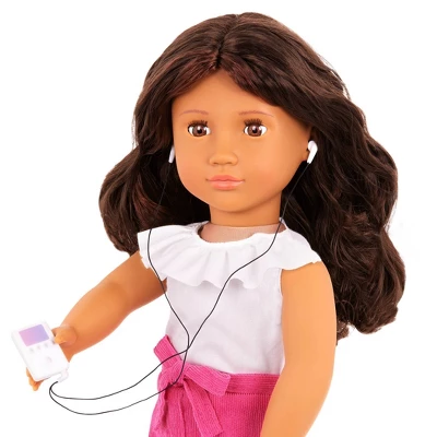 Our Generation Purrfectly Packed Kitty-Print Luggage & Accessories Set For 18" Dolls: Travel Theme, 19 Pieces 3 Our Generation Purrfectly Packed Kitty-Print Luggage & Accessories Set For 18" Dolls: Travel Theme, 19 Pieces - Image 3