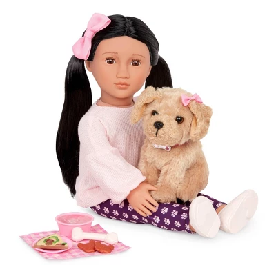 Our Generation Jin & Charm 18" Doll & Pet Set 3 Our Generation Jin & Charm 18" Doll & Pet Set - Image 3