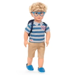 Our Generation 18" Boy Doll With School Bag - Leo 7 Our Generation 18" Boy Doll With School Bag - Leo -Our Generation GUEST 069b9308 3ffa 4c0c acb4 ff8a55e74b0d