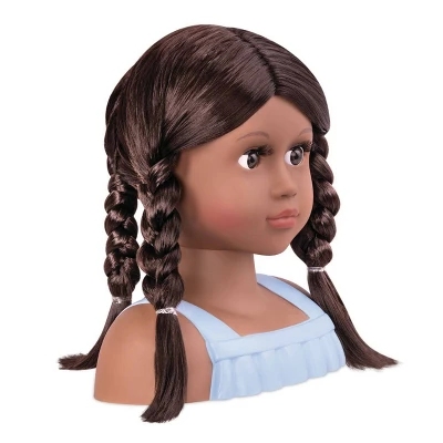 Our Generation Nessa With Accessories Styling Head Doll Brown Hair 3 Our Generation Nessa With Accessories Styling Head Doll Brown Hair - Image 3