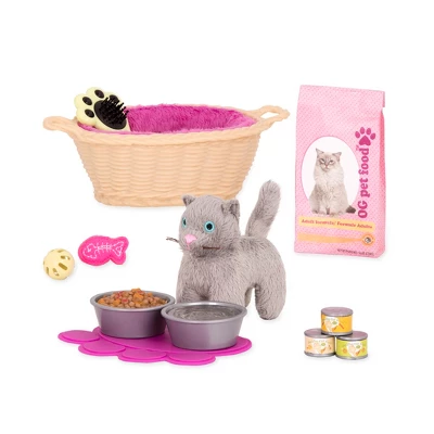 Our Generation Cat Pet Plush Care Accessory Set For 18" Dolls 1 Our Generation Cat Pet Plush Care Accessory Set For 18" Dolls
