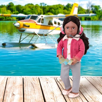 Our Generation 18" Posable Travel Doll With Storybook - Aryal 1 Our Generation 18" Posable Travel Doll With Storybook - Aryal