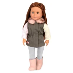Our Generation Fun Fur Fall Vest Outfit For 18" Dolls