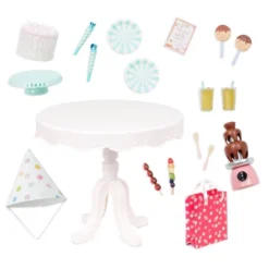 Our Generation Party Time Birthday Sweets Table Accessory Set For 18" Dolls -Our Generation GUEST 1e6320a9 9493 4858 9a11 c9d2c983c2e1
