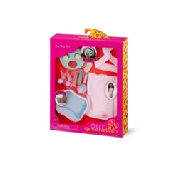Our Generation Spa Day Fun Foot Bath & Face Mask Accessory Set For 18" Dolls: Includes Headband, Nail File, Nail Polish -Our Generation GUEST 28e6e6d6 38e1 441a 8541 1e3ed9dc1bf0