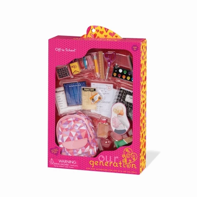 Our Generation Off To School Supplies Accessory Set For 18" Dolls 2 Our Generation Off To School Supplies Accessory Set For 18" Dolls - Image 2