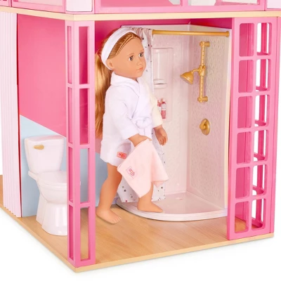 Our Generation Lovely Loft Dollhouse & Furniture Playset For 18" Dolls: Includes 63-Piece Accessories Set 5 Our Generation Lovely Loft Dollhouse & Furniture Playset For 18" Dolls: Includes 63-Piece Accessories Set - Image 5