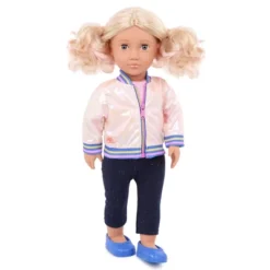 Our Generation Love To Shine Pink Bomber Jacket Outfit For 18" Dolls