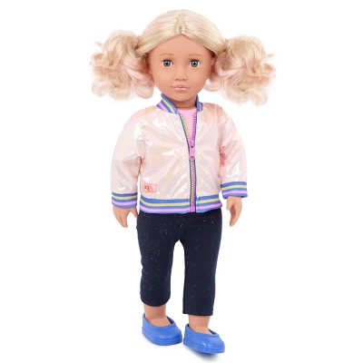 Our Generation Love To Shine Pink Bomber Jacket Outfit For 18" Dolls 1 Our Generation Love To Shine Pink Bomber Jacket Outfit For 18" Dolls