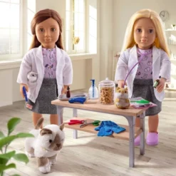 Our Generation Ready, Vet, Check Pet Care Accessory Set For 18" Dolls