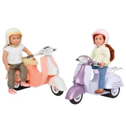 Our Generation Ride In Style Scooter Vehicle Accessory Set For 18" Dolls