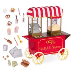 Our Generation Retro Pretzel & Popcorn Play Food Stand For 18" Dolls - Poppin' Plenty Snack Cart 9 Our Generation Retro Pretzel & Popcorn Play Food Stand For 18" Dolls - Poppin' Plenty Snack Cart -Our Generation GUEST 46503667 4fff 4e11 b8a3 ab7b03c977a4