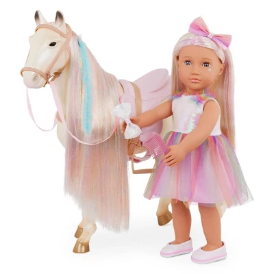 Our Generation Enchanting Horse & Hair Play Accessory Set For 18" Dolls 2 Our Generation Enchanting Horse & Hair Play Accessory Set For 18" Dolls - Image 2