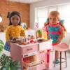 Our Generation Kitchen Island With Accessories For 18" Dolls