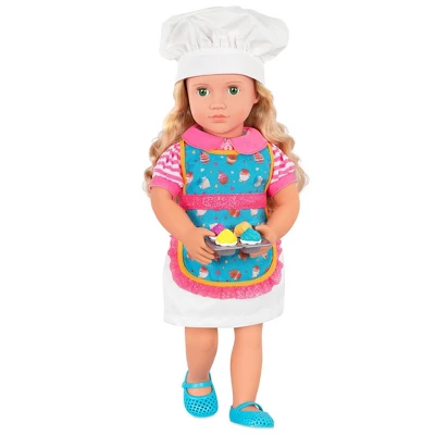 Our Generation Jenny With Storybook & Accessories 18" Posable Baking Doll 2 Our Generation Jenny With Storybook & Accessories 18" Posable Baking Doll - Image 2