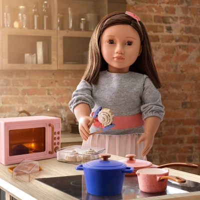 Our Generation In The Kitchen Microwave Accessory Set For 18" Dolls 1 Our Generation In The Kitchen Microwave Accessory Set For 18" Dolls