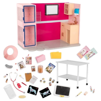 Our Generation Healthy Paws Vet Clinic Playset In Pink With Electronics For 18" Dolls 9 Our Generation Healthy Paws Vet Clinic Playset In Pink With Electronics For 18" Dolls - Image 9