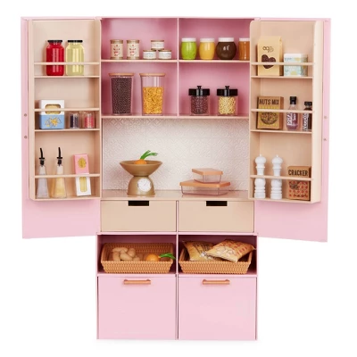 Our Generation Pretty Pantry Home Kitchen Furniture Set For 18" Dolls 2 Our Generation Pretty Pantry Home Kitchen Furniture Set For 18" Dolls - Image 2