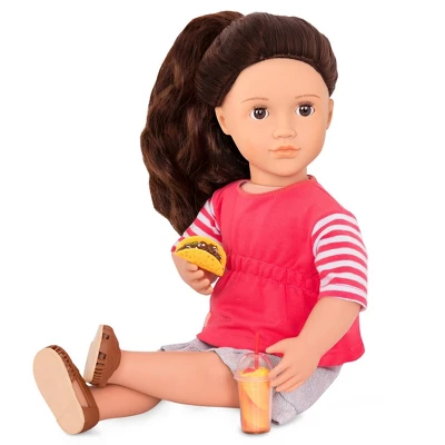 Our Generation Rayna With Accessories 18" Posable Food Truck Doll 1 Our Generation Rayna With Accessories 18" Posable Food Truck Doll
