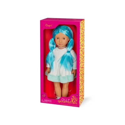 Our Generation Capri 18" Fashion Doll With Bubblegum Blue Hair 4 Our Generation Capri 18" Fashion Doll With Bubblegum Blue Hair - Image 4