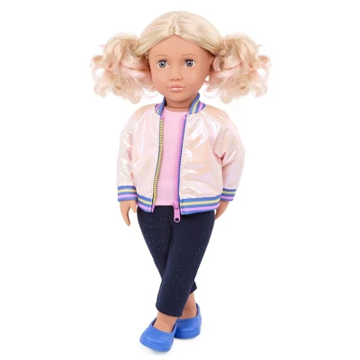 Our Generation Love To Shine Pink Bomber Jacket Outfit For 18" Dolls 3 Our Generation Love To Shine Pink Bomber Jacket Outfit For 18" Dolls - Image 3