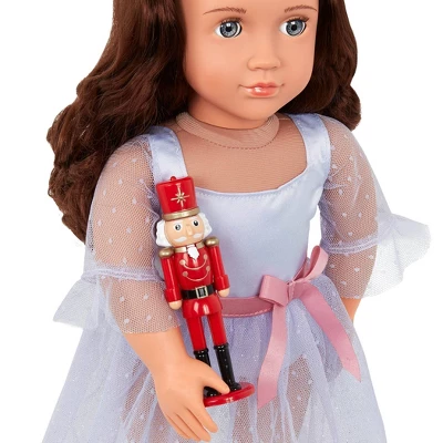 Our Generation Clara With Mini Nutcracker 18" Ballerina Doll 4 Our Generation Clara With Mini Nutcracker 18" Ballerina Doll - Image 4