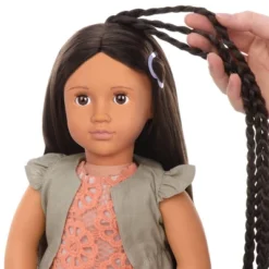 Our Generation Flora With Style Book 18" Hair Grow Doll