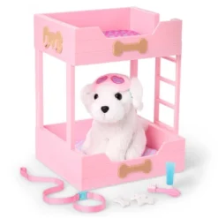 Our Generation Puppy Dreams Pink Bunk Bed With Pet Dog Plush Dollhouse Set: Fits 18" Dolls, Includes 11 Doll Accessories 9 Our Generation Puppy Dreams Pink Bunk Bed With Pet Dog Plush Dollhouse Set: Fits 18" Dolls, Includes 11 Doll Accessories -Our Generation GUEST 8c416e5e cf62 4146 af19 2da600972a03