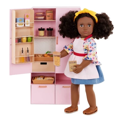 Our Generation Pretty Pantry Home Kitchen Furniture Set For 18" Dolls 1 Our Generation Pretty Pantry Home Kitchen Furniture Set For 18" Dolls