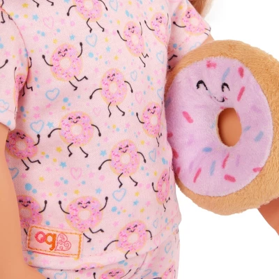 Our Generation Dreaming Of Donuts Pink Pajama Outfit & Accessories For 18'' Dolls 3 Our Generation Dreaming Of Donuts Pink Pajama Outfit & Accessories For 18'' Dolls - Image 3