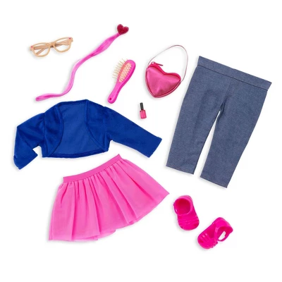 Our Generation Fashion Starter Kit In Gift Box Amora With Mix & Match Outfits & Accessories 18" Fashion Doll 11 Our Generation Fashion Starter Kit In Gift Box Amora With Mix & Match Outfits & Accessories 18" Fashion Doll - Image 11