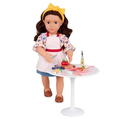 Our Generation Rayna Posable 18" Food Truck Doll & Storybook 1 Our Generation Rayna Posable 18" Food Truck Doll & Storybook