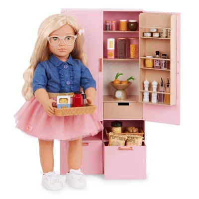 Our Generation Pretty Pantry Home Kitchen Furniture Set For 18" Dolls 3 Our Generation Pretty Pantry Home Kitchen Furniture Set For 18" Dolls - Image 3