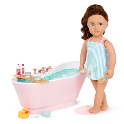 Our Generation Bath & Bubbles Bathtub Accessory Set For 18" Dolls 3 Our Generation Bath & Bubbles Bathtub Accessory Set For 18" Dolls - Image 3