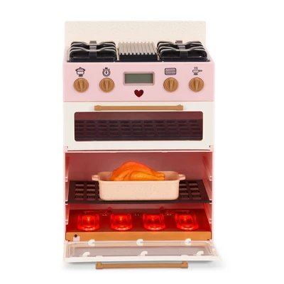 Our Generation Make & Bake Stove With Oven & Cooking Sounds Accessory Set For 18" Dolls 4 Our Generation Make & Bake Stove With Oven & Cooking Sounds Accessory Set For 18" Dolls - Image 4