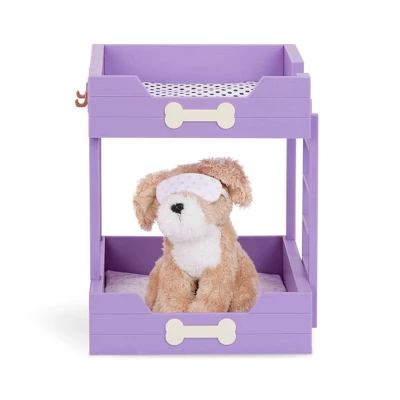 Our Generation Pet Dog Plush & Bunk Bed Home Furniture Accessory Set 3 Our Generation Pet Dog Plush & Bunk Bed Home Furniture Accessory Set - Image 3