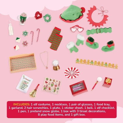 Our Generation Holiday Elf Surprise Advent Calendar Christmas Countdown Accessories For 18" Dolls: Includes 31 Doll Size Items 3 Our Generation Holiday Elf Surprise Advent Calendar Christmas Countdown Accessories For 18" Dolls: Includes 31 Doll Size Items - Image 3