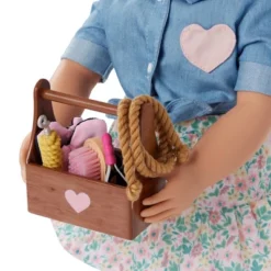 Our Generation Lainey Posable 18" Cowgirl Doll With Horse Accessories And Storybook: Plastic Fashion Doll With Hazel Eyes, Straight Hair -Our Generation GUEST b8fd0eb1 7302 4c00 bfaa 6b9a8484ca4f