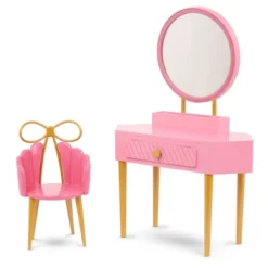 Our Generation Fabulous Fun Pink Vanity Table & Chair Dollhouse Accessory Set For 18'' Dolls 8 Our Generation Fabulous Fun Pink Vanity Table & Chair Dollhouse Accessory Set For 18'' Dolls -Our Generation GUEST bc40bd26 0ca5 4936 8ecc bc3d39629c86