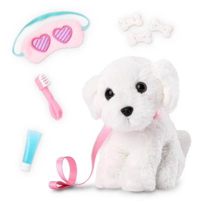 Our Generation Puppy Dreams Pink Bunk Bed With Pet Dog Plush Dollhouse Set: Fits 18" Dolls, Includes 11 Doll Accessories 6 Our Generation Puppy Dreams Pink Bunk Bed With Pet Dog Plush Dollhouse Set: Fits 18" Dolls, Includes 11 Doll Accessories - Image 6