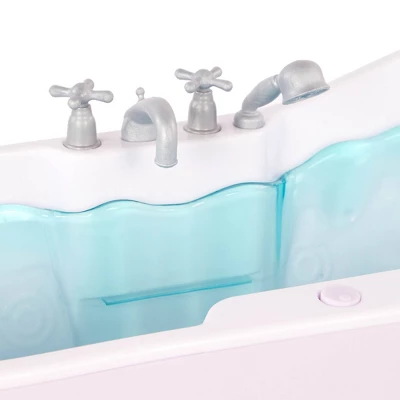 Our Generation Bubbly Bathtime Bathtub With Water Sounds Dollhouse Accessory Set For 18'' Dolls 4 Our Generation Bubbly Bathtime Bathtub With Water Sounds Dollhouse Accessory Set For 18'' Dolls - Image 4
