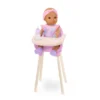 Our Generation Baby Doll Emilia & Mealtime Set With High Chair, Play Food & Accessories: Fits 8" Doll, 25 Pieces