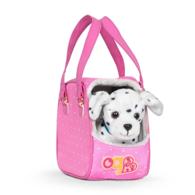Our Generation Hop In Dog Carrier & Pet Plush Puppy Dalmatian For 18" Dolls 1 Our Generation Hop In Dog Carrier & Pet Plush Puppy Dalmatian For 18" Dolls
