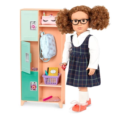 Our Generation Classroom Cool School Locker Accessory Set For 18" Dolls 1 Our Generation Classroom Cool School Locker Accessory Set For 18" Dolls
