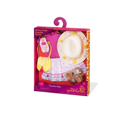 Our Generation Vacation Style Travel Fashion Outfit For 18" Dolls 2 Our Generation Vacation Style Travel Fashion Outfit For 18" Dolls - Image 2