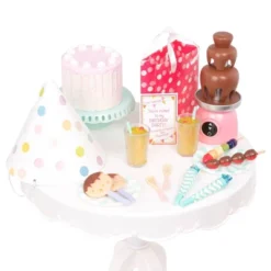 Our Generation Party Time Birthday Sweets Table Accessory Set For 18" Dolls -Our Generation GUEST d22834f1 9c1d 4d4b 80bd 7b69fec9bafd