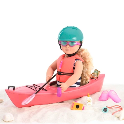 Our Generation Kayak Adventure Sports Accessory Set For 18" Dolls 1 Our Generation Kayak Adventure Sports Accessory Set For 18" Dolls