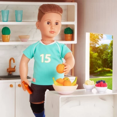 Our Generation Posable 18" Boy Doll Volleyball Player - Johnny 2 Our Generation Posable 18" Boy Doll Volleyball Player - Johnny - Image 2