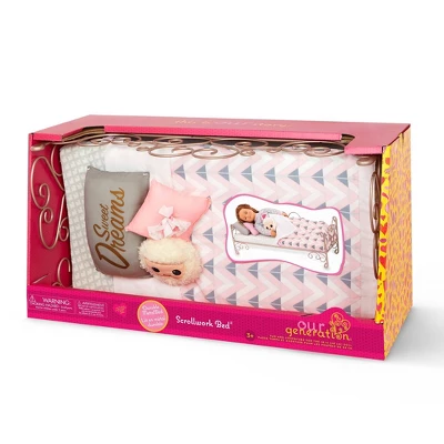 Our Generation Scrollwork Bed - Sweet Dreams 3 Our Generation Scrollwork Bed - Sweet Dreams - Image 3