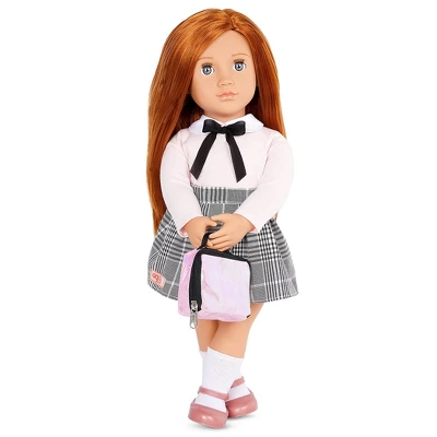Our Generation Carly With School Lunch Bag 18" Fashion Doll 2 Our Generation Carly With School Lunch Bag 18" Fashion Doll - Image 2